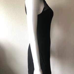 LUSH BLACK SHEER DRESS SIZE S/XS